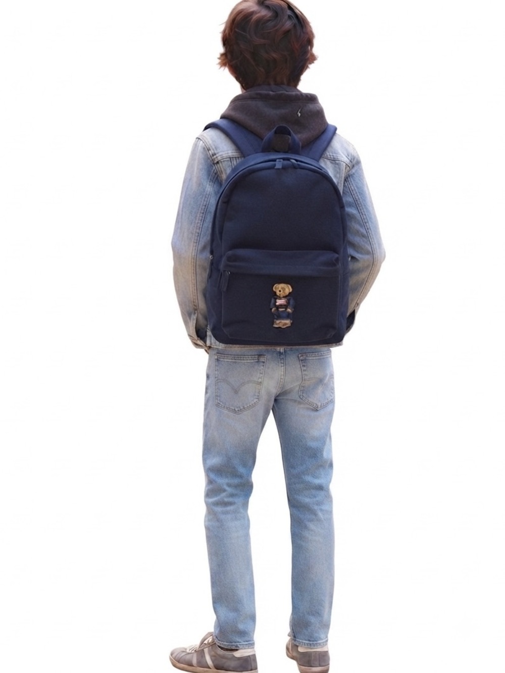 Polo Ralph Lauren Kids Boys Girls Newport  Navy Polo Bear School Backpack, NWT - Picture 5 of 16